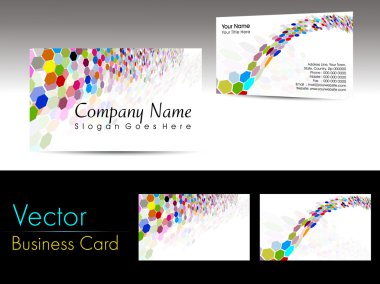 vector business cards templates clipart