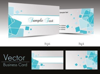 Collection of Abstract Corporate Business Card clipart