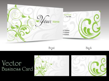 Beautiful gift card, vector illustration. clipart