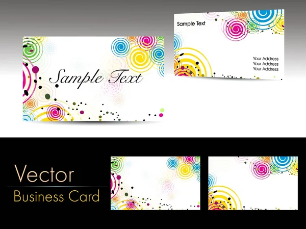 Set of business cards templates. — Stock Vector