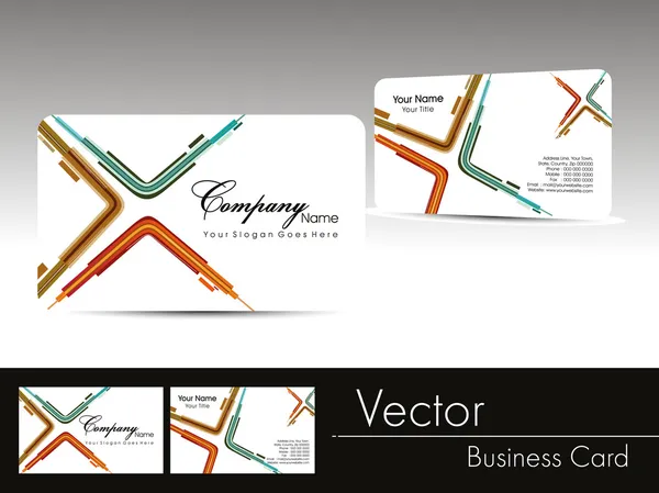 Professional business card — Stock Vector