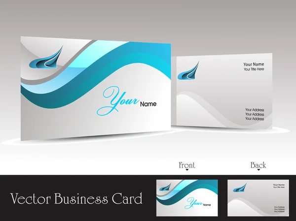 Corporate vector business card templates — Stock Vector