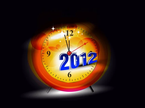 2012 年快乐，新年活动载体 — 图库矢量图片