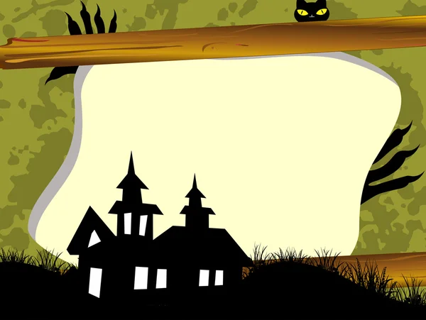 Vecteur de thème effrayant pour Halloween — Image vectorielle