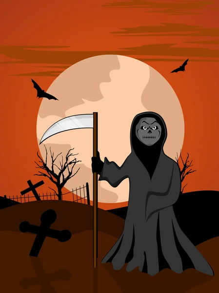 Thème élément effrayant pour Halloween — Image vectorielle