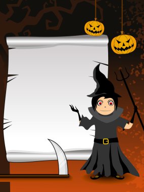 vector scary theme background for halloween clipart