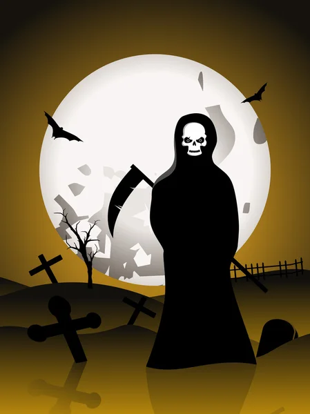 Concept effrayant vecteur pour Halloween — Image vectorielle