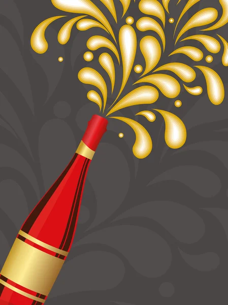 Ілюстрація до святкування Нового року — стоковий вектор