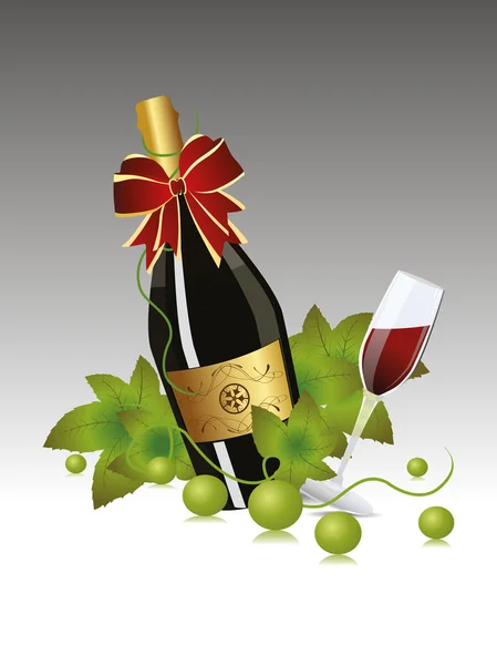 香槟杯火炭新年庆祝活动. — 图库矢量图片