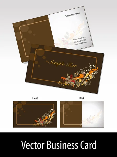 Elegant floral design beautifull gift card — Stock Vector
