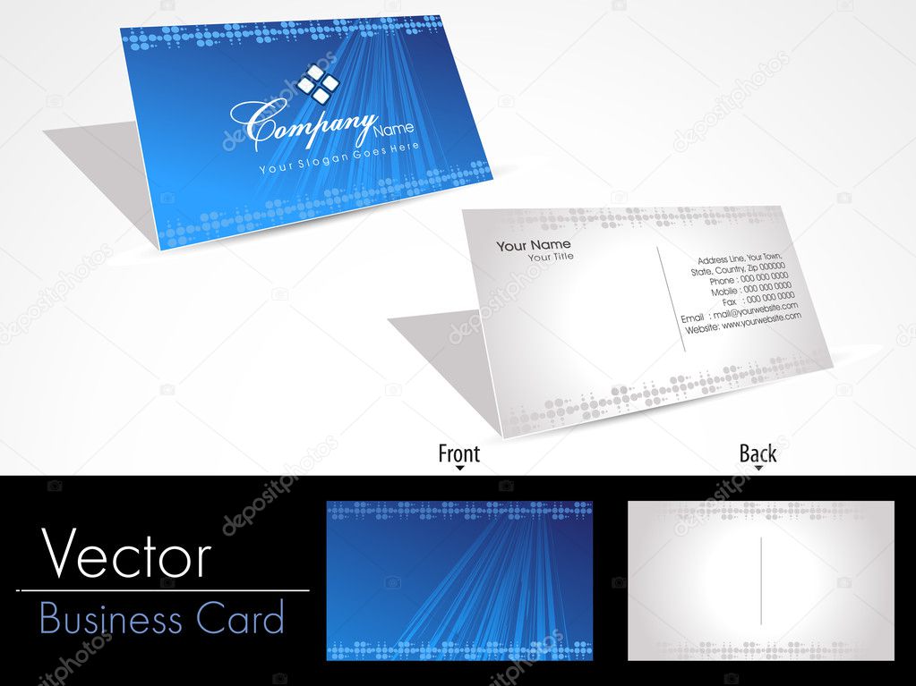 Business card - vector