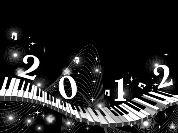 Party-Nacht-Vektor für das neue Jahr — Stockvektor