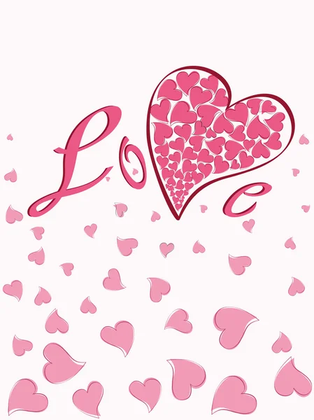 Vektor romantische Liebe Thema — Stockvektor