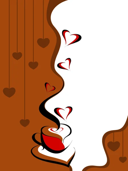 Concept abstrait d'art d'amour créatif pour la Saint Valentin — Image vectorielle