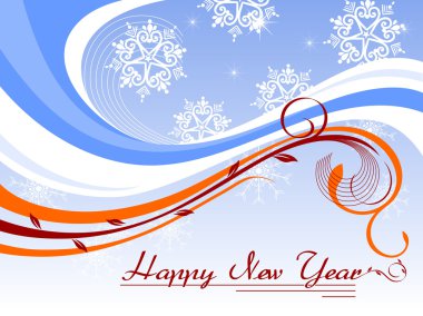 creative artwork design vector for new year clipart