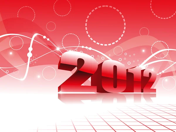 Pozdrowienie projekt streszczenie nowy rok — Wektor stockowy