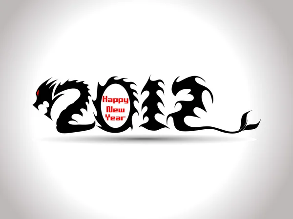 Typographie vectorielle 2012 — Image vectorielle