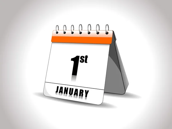 Nuovo calendario anno vettoriale2012 — Vettoriale Stock