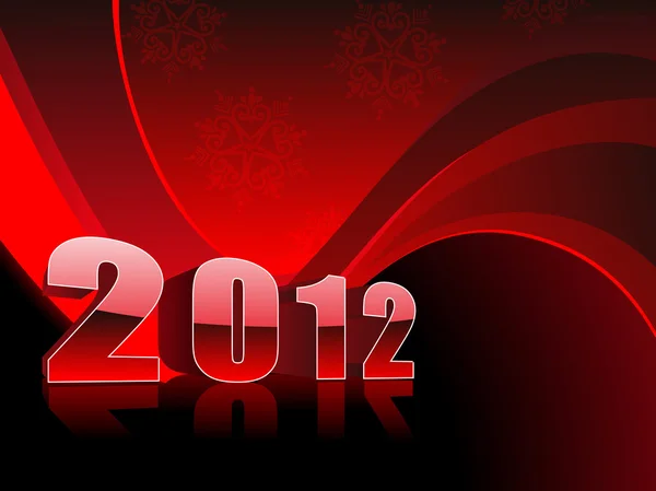 Ilustración para año nuevo 2012 — Stockvector