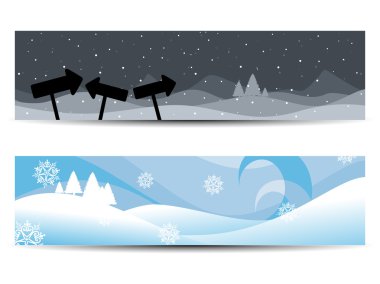 Set of two website headers & banners for other occasions clipart