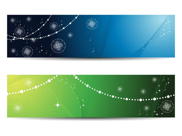 New year banner set — Stock Vector