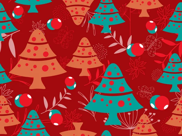 Ensemble d'éléments d'arbre de Noël pour Noël, Automne & autres événements . — Image vectorielle