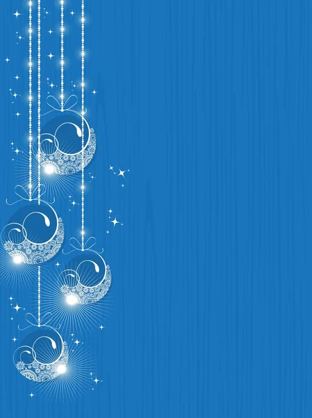 Kreative hängende Weihnachtskugeln für Weihnachten & Co. — Stockvektor
