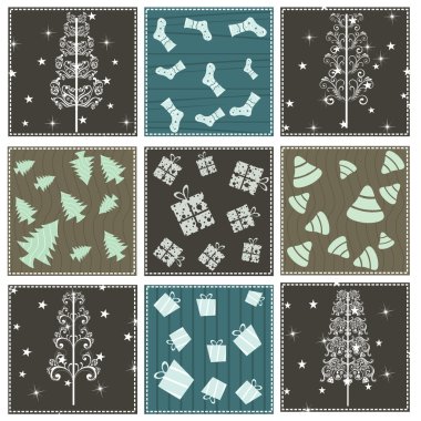 Seamless Christmas Pattern. clipart