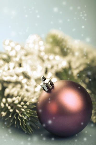 Retro Vánoční dekorace — Stock fotografie