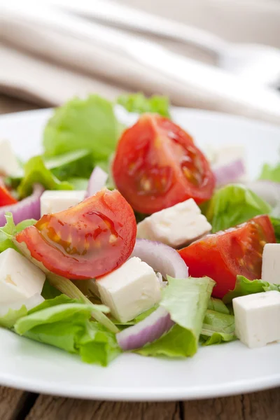 Friss saláta közelsége — Stock Fotó