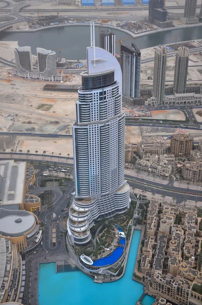 Belle vue depuis la tour Burj Khalifa — Photo