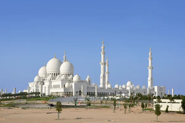 Mesquita Sheikh Zayed em Abu Dhabi Fotos De Bancos De Imagens Sem Royalties