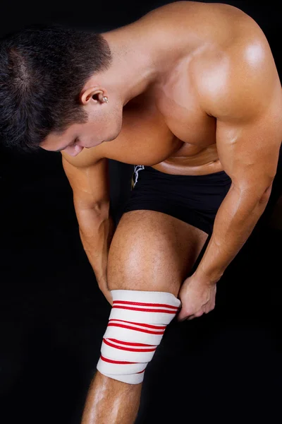 Man ready to do exercising — Stock Photo, Image