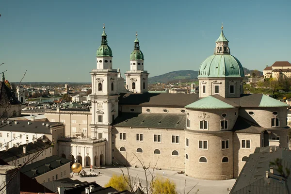 Katedralen i salzburg Stockfoto
