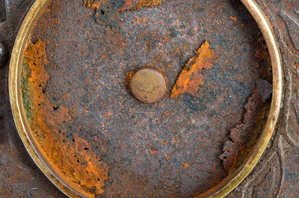 Las viejas piezas de hierro oxidado. Textura —  Fotos de Stock