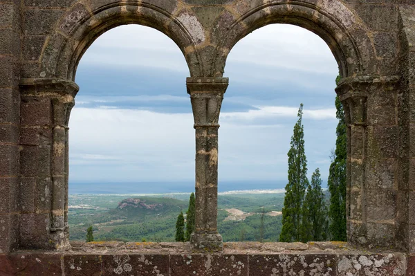 Klasztor saint miquel d'escornalbou w Hiszpanii. — Zdjęcie stockowe