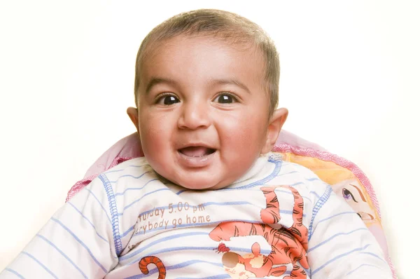 Sul asiático bonito bebê menino — Fotografia de Stock