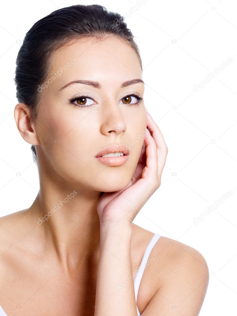 Woman's portrait with clean face — Stock Photo © valuavitaly #7552782