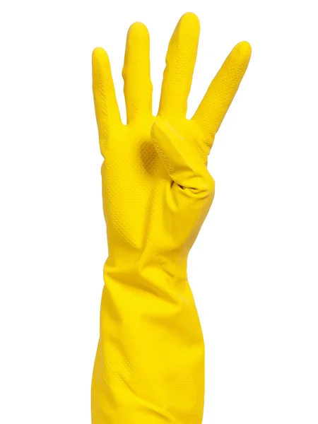 Hand in glove — Stock Photo, Image