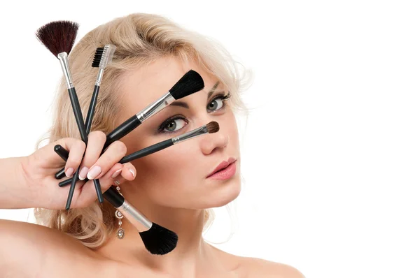 Make-up lány — Stock Fotó