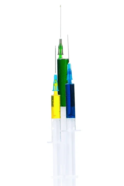 Plastic syringes — Stock Photo, Image