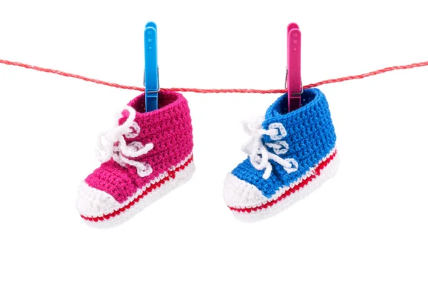 Baby bootees — Stock Photo, Image
