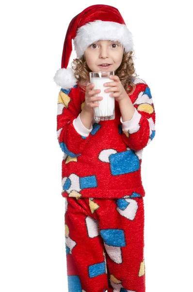 Niña en pijama — Foto de Stock