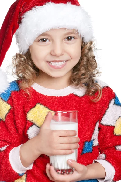 Little girl in pajamas — Stock Photo, Image