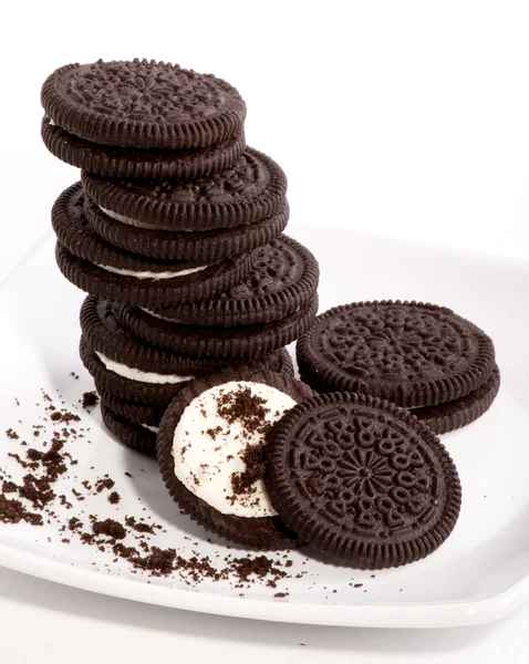 Μπισκότο μπισκότα σοκολάτας — Φωτογραφία Αρχείου