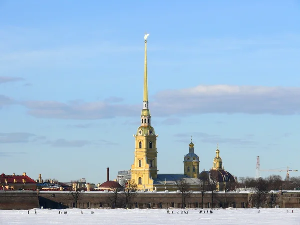 Петропавловская крепость в Санкт-Петербурге, Россия — стоковое фото