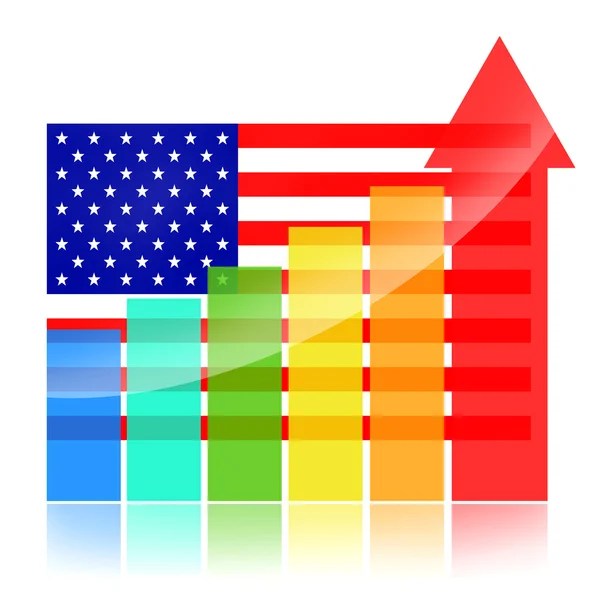 Amerikansk tillväxt — Stockfoto