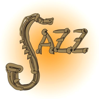 Jazz music clipart