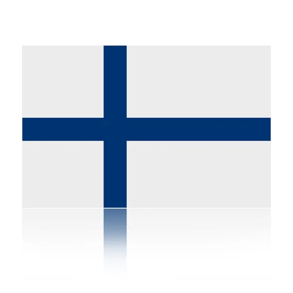 Finlandiya bayrağı — Stok fotoğraf