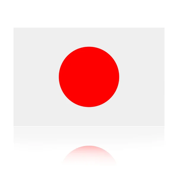Flagge Japans — Stockfoto